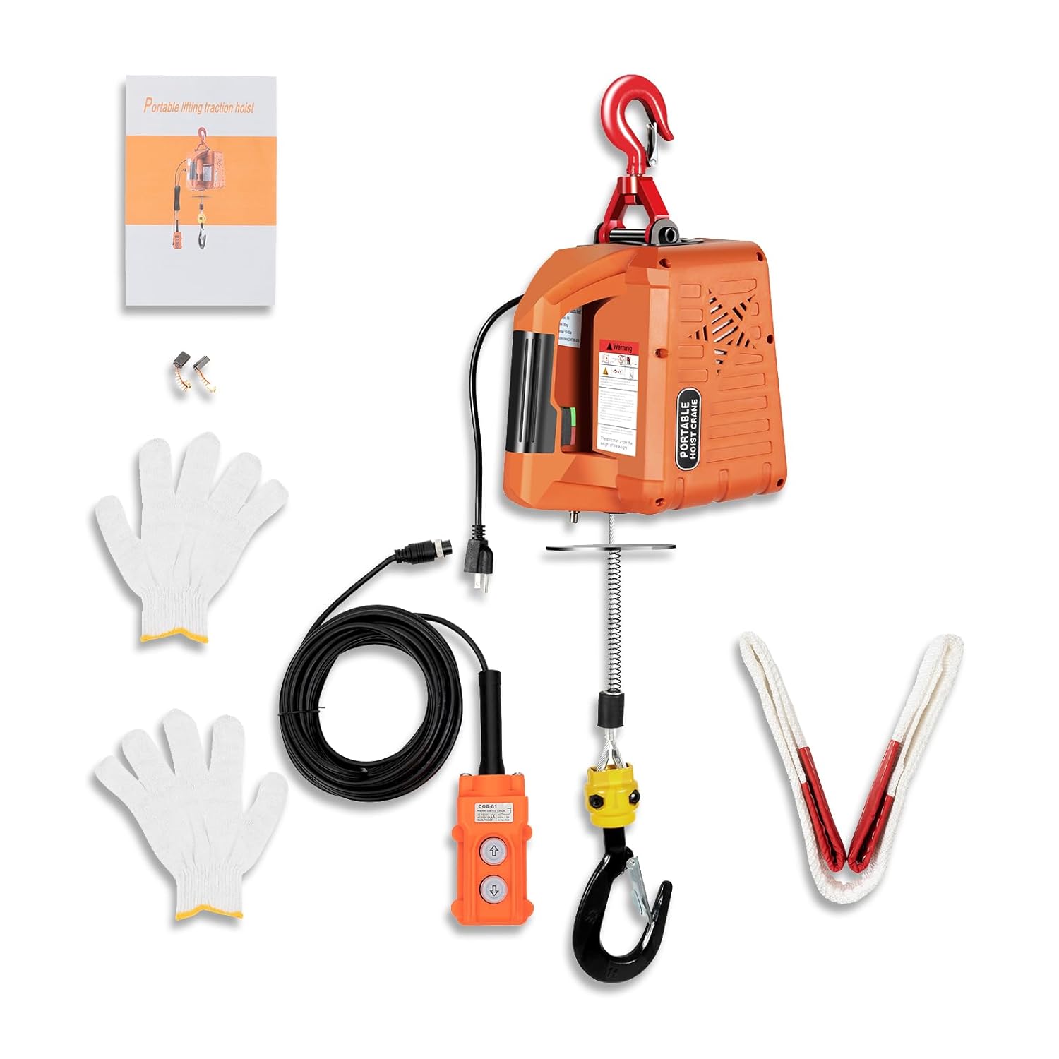 Electric Hoist Winch 2200lbs Portable Lifting Solution