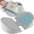 Pregnancy Wedge Pillow for Sleeping - Supportive Memory Foam Maternity
