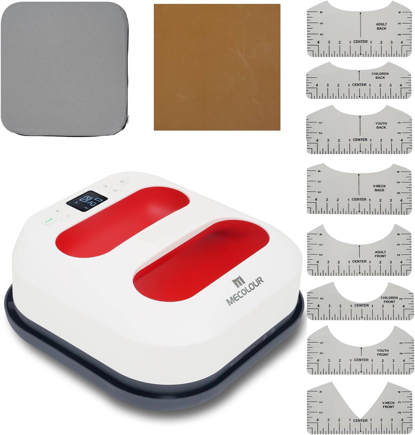 Portable Heat Press Machine for T Shirts with Accessories