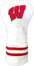 Team Golf NCAA White Vintage Driver Headcover - Retro Form Fit 5