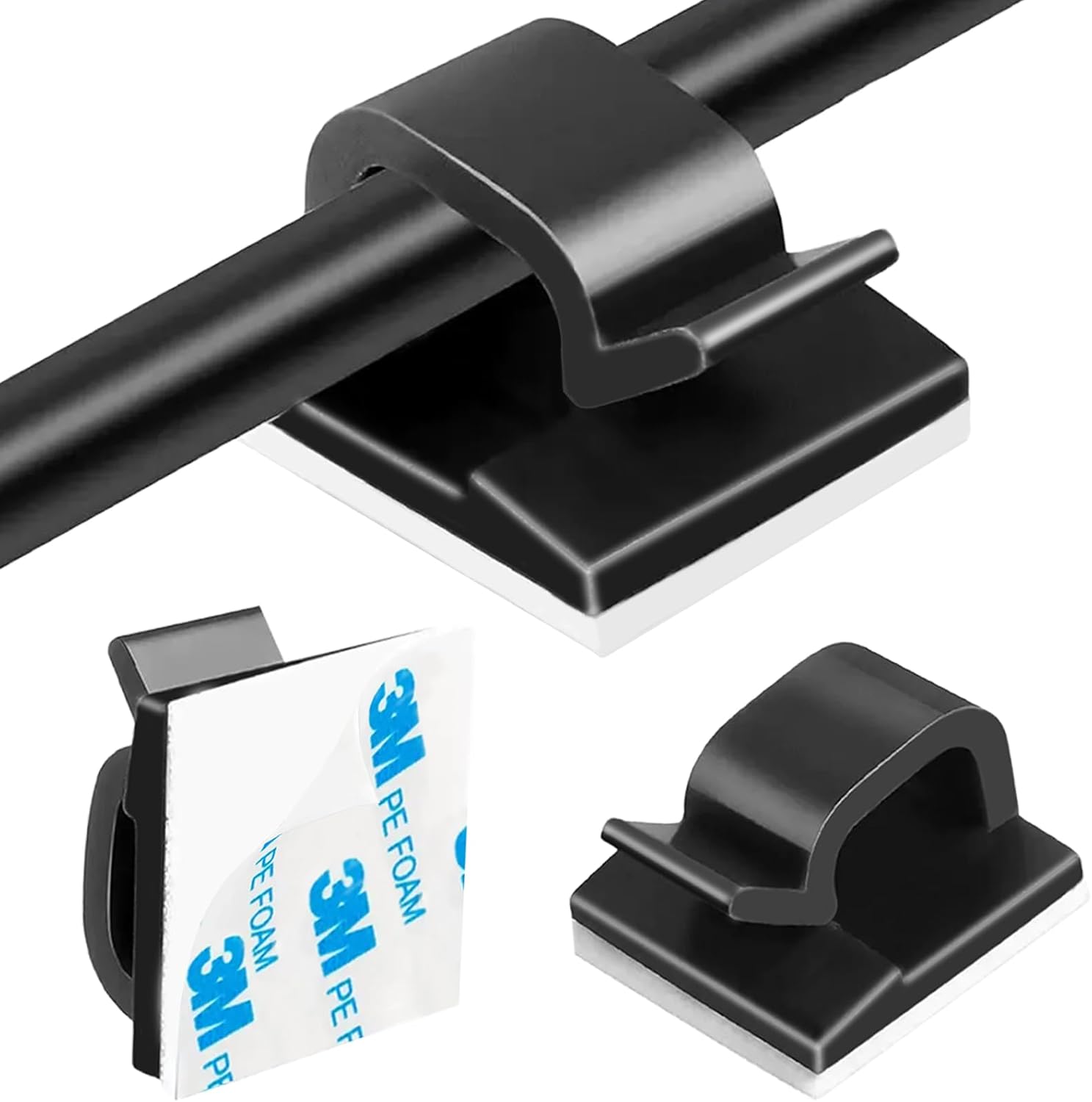 COMRUN 70PCS Cable Clips: Perfect Cable Management!