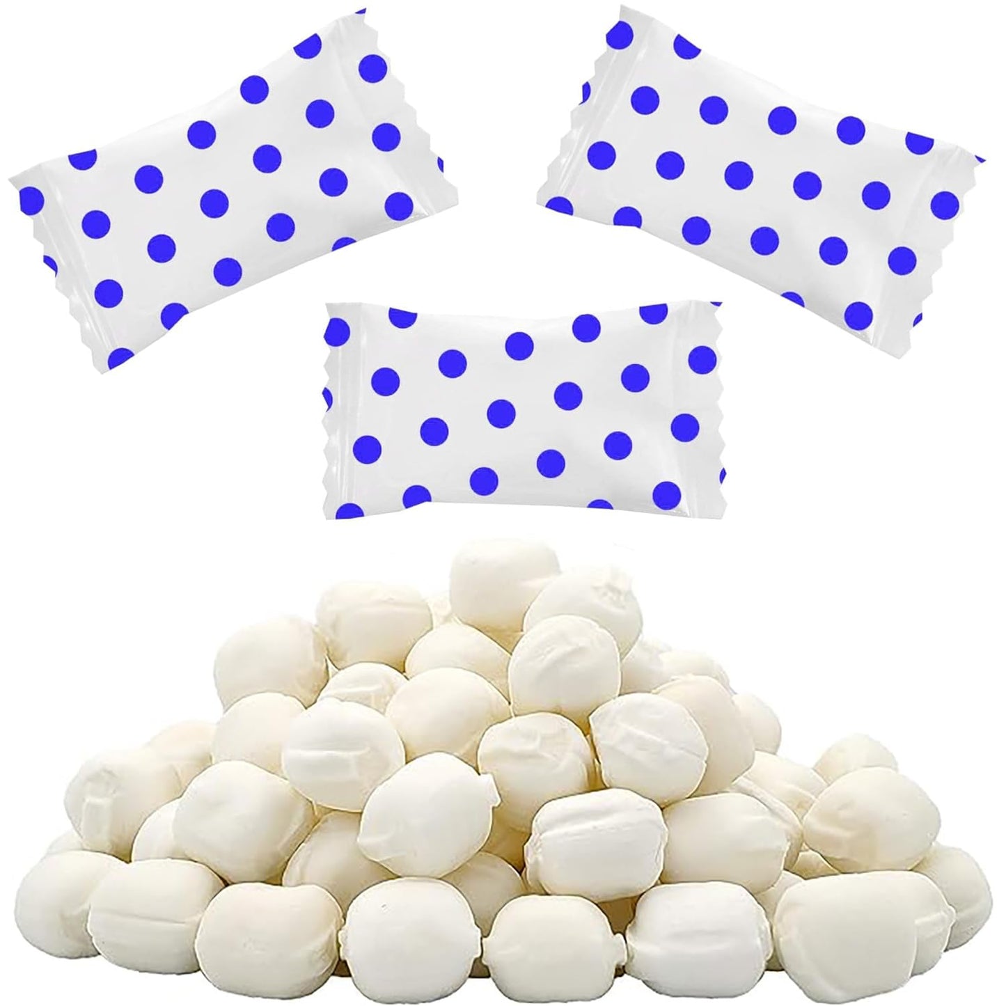 Fruidles Royal Blue Big Dots Buttermints - Fat-Free Mint Candies