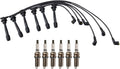 TRQ Ignition Kit Spark Plugs Wire Set Compatible with 2006 Kia Optima