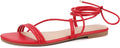 PARTY Women's Strappy Sandals Lace Up Flats - Comfortable All-Day