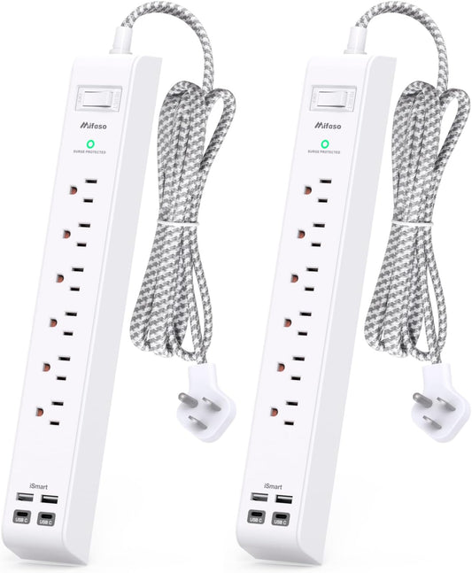 Mifaso Power Strip Surge Protector - Ultimate Charging Hub!