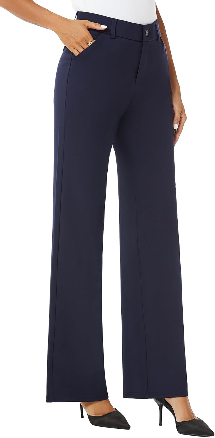 iChosy Womens High Waist Wide Leg Trousers for Every Occasion