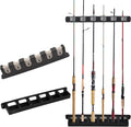 Organizer Wall Mount 6/8 Vertical/Horizontal Fishing Rod Holders