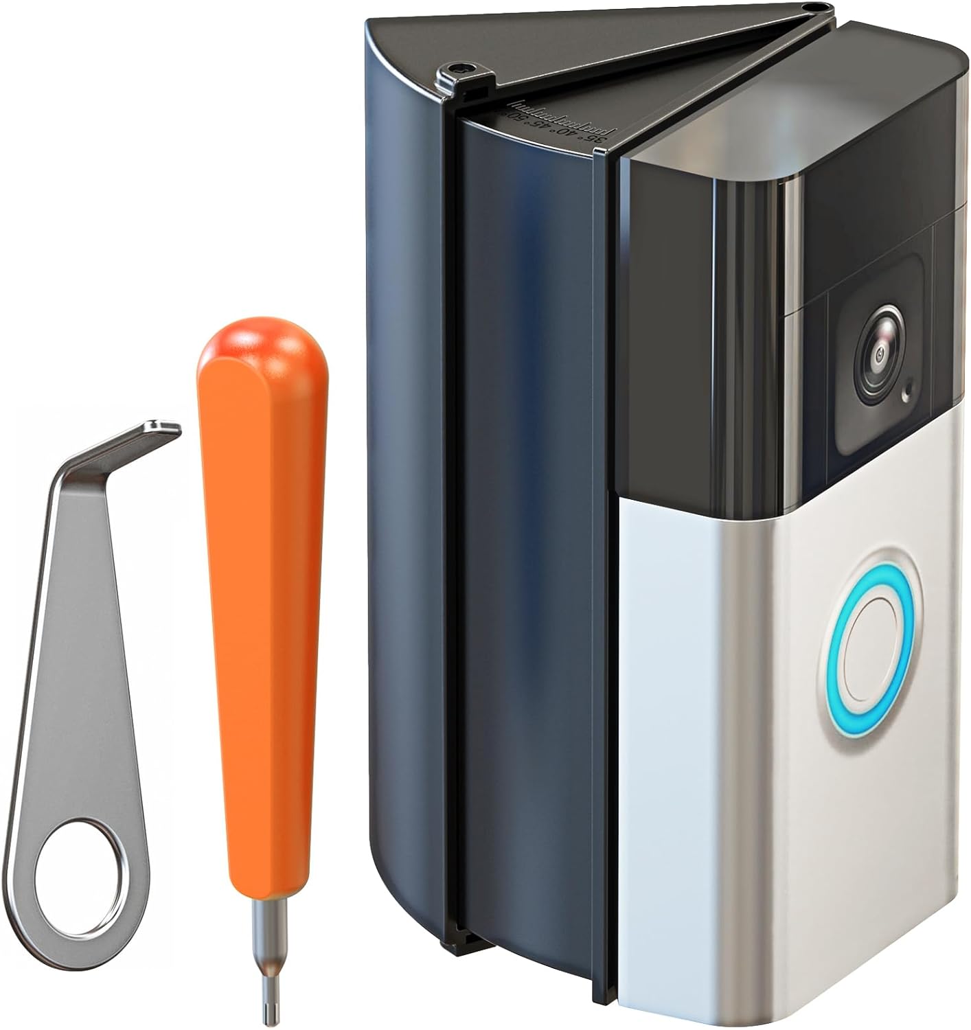 Enhance Video Doorbell Viewing: Adjustable Angle Mount