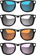 Polarized Clip for Ray-Ban Meta Wayfarer RW4008 (Size L) - 4Pcs Color