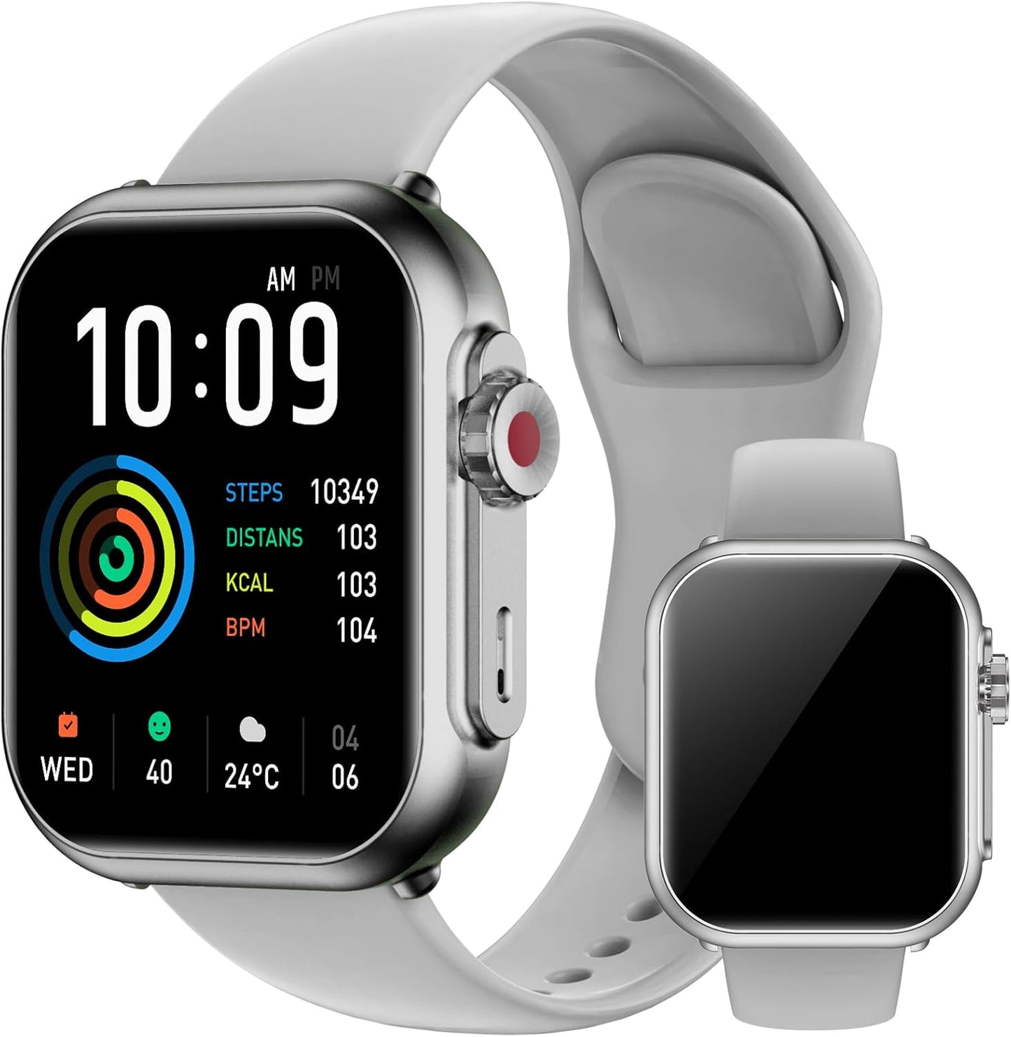 Jacoosa Smartwatch: 110+ Sport Modes, HD Display, IP68 Waterproof