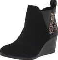 TOMS Womens Kelsey Casual Boots Ankle Mid Heel 3in - Comfortable