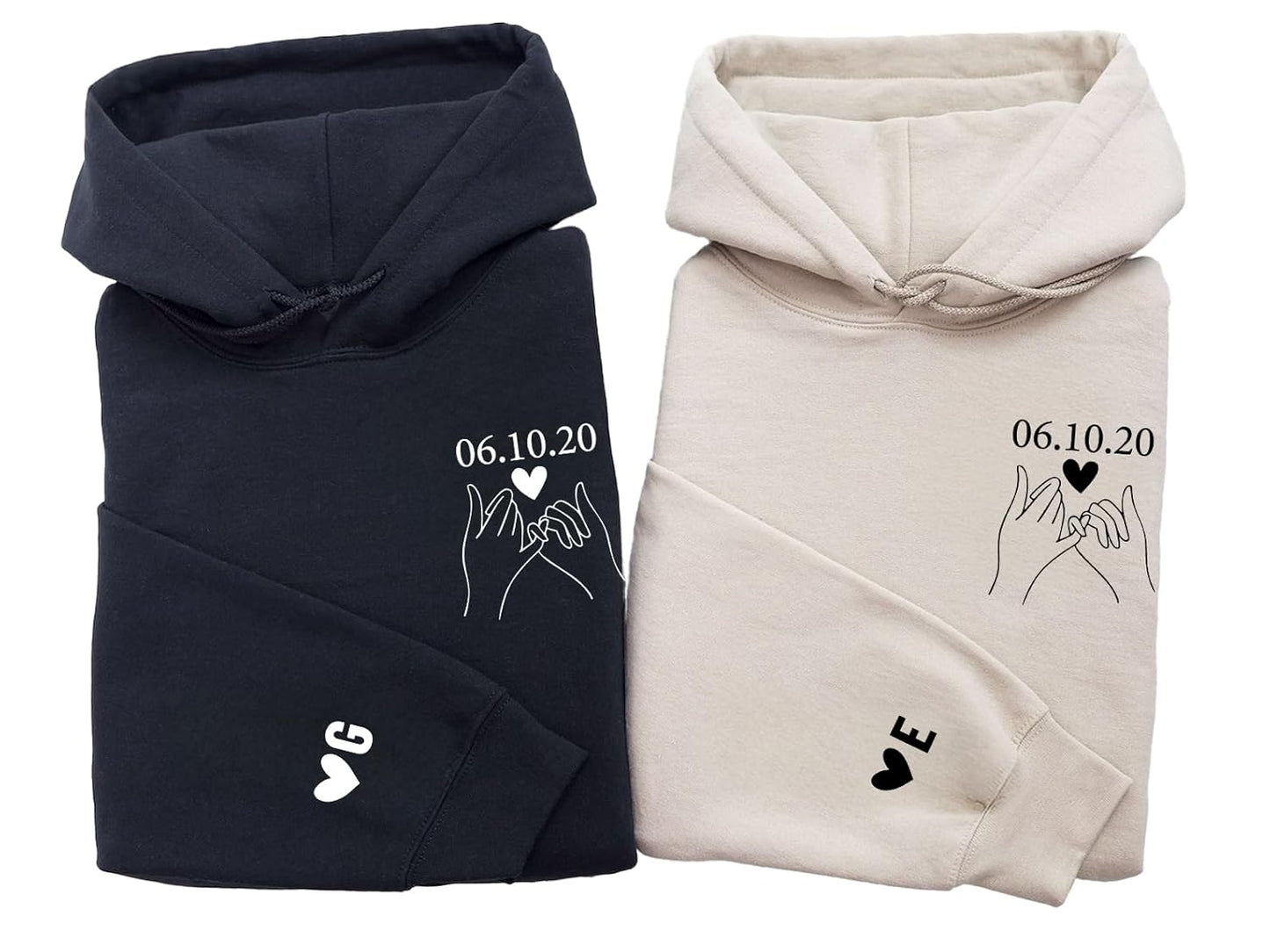 Custom Couple Sweatshirts - Perfect Pairing!