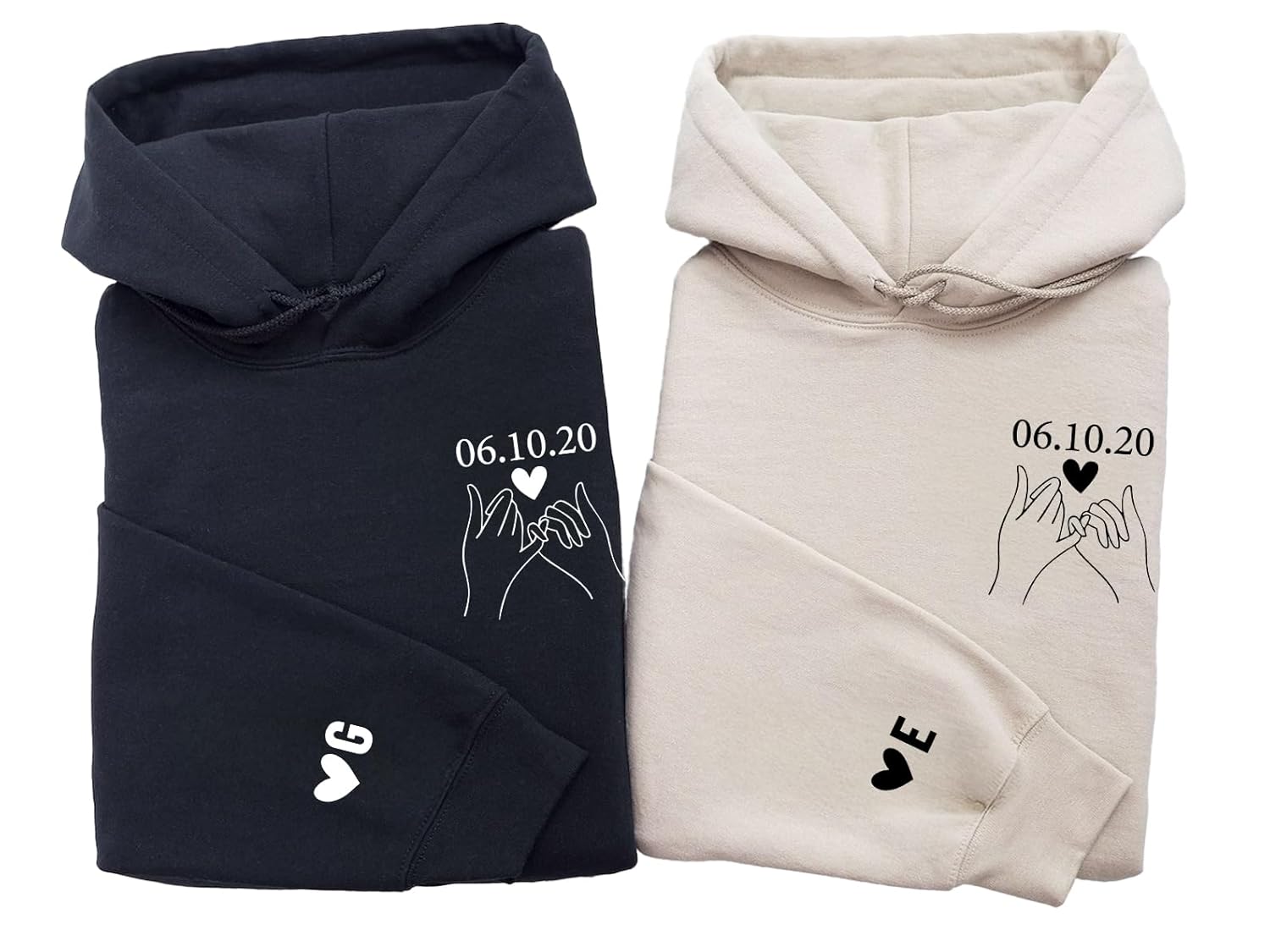 Custom Couple Sweatshirts - Perfect Pairing!