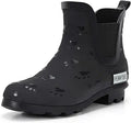 PENNYSUE Women's Ankle Rain Boots - Stylish Waterproof Booties