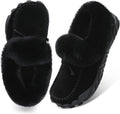 Womens Moccasin Snow Boots Ankle Fur Lined Winter Slip-On - Warm Fit