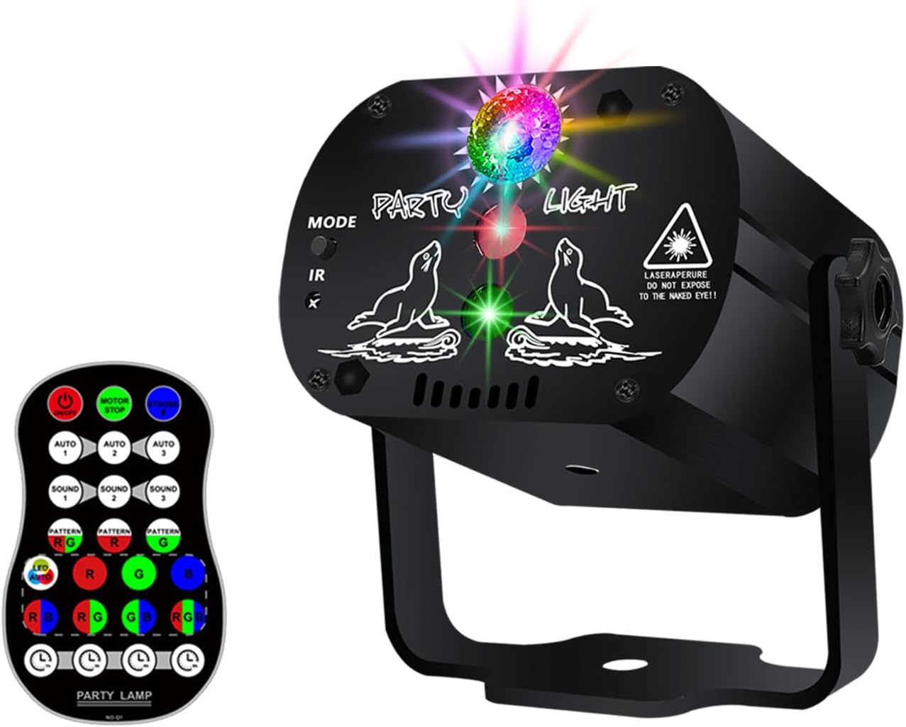 Disco Stage Lights for Parties - Sound Activated DJ Lights