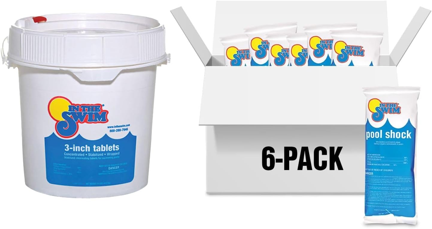 In The Swim Chlorine and Shock Bundle for Pool Sanitizing