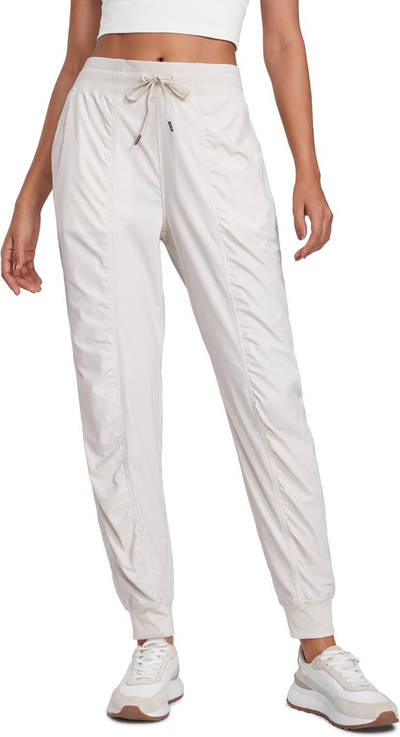 CRZ YOGA Lightweight Workout Joggers for Women with Pockets