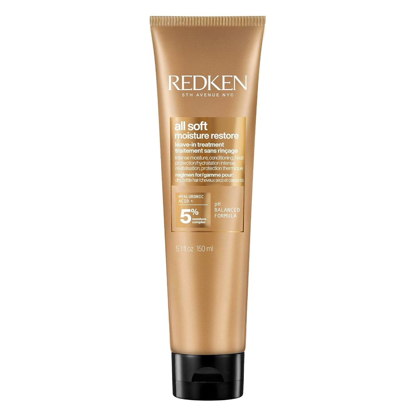 Redken All Soft Leave-In Treatment | Hydrates & Protects Hair | For Softness & Smoothness