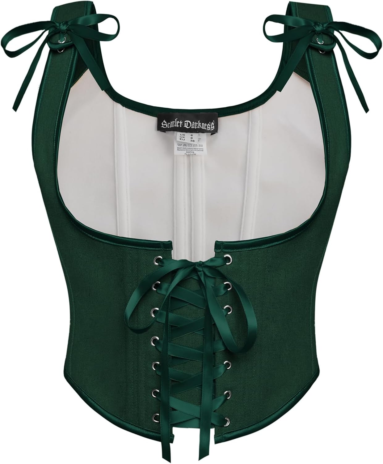 Renaissance Corset Floral Underbust Tops for Vintage Style