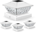 4 Pack Solar Post Cap Lights - Bright 2-Mode Solar Deck Lights