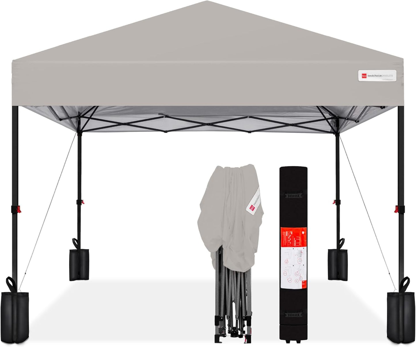 Best Choice Products 10x10ft Pop Up Canopy Tent for Easy Setup