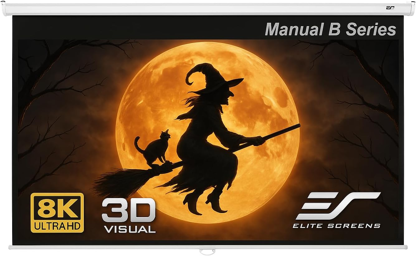 Elite Screens Manual B 100-INCH Pull Down Projector Screen