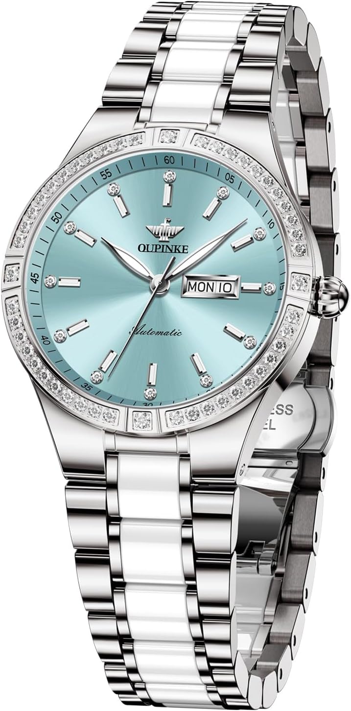 Luxury Self-Winding Diamond Watch for Women
