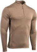 M-Tac Thermal Shirt for Men Grid Fleece Lined Base Layer - Cold Shoes