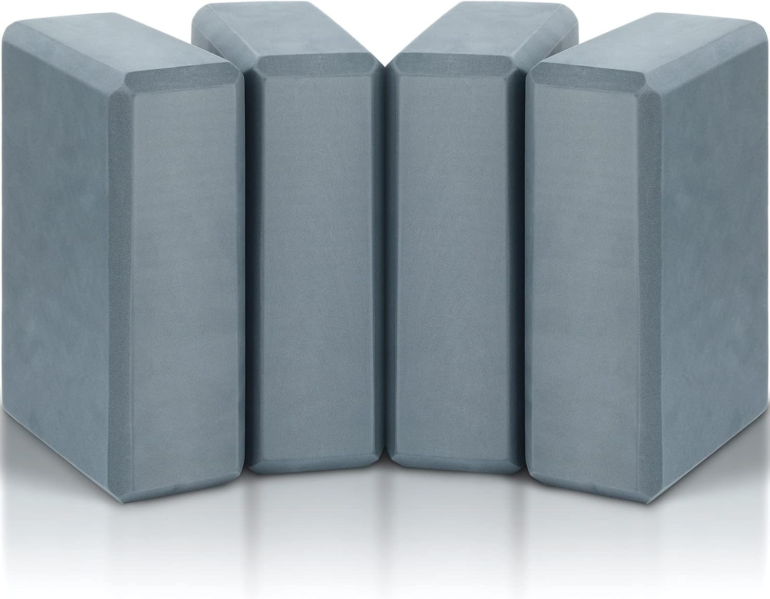 Yilloog Yoga Blocks Set - Supportive Non-Slip Pilates Aid