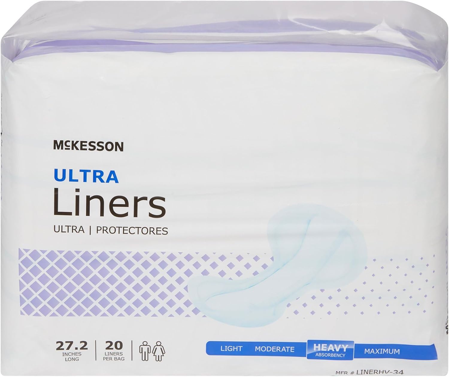 McKesson Incontinence Pads: Heavy Absorbency for Bladder Control