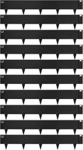 Galvanized Steel Landscape Lawn Edging 10-Pack - Flexible 34ft Border