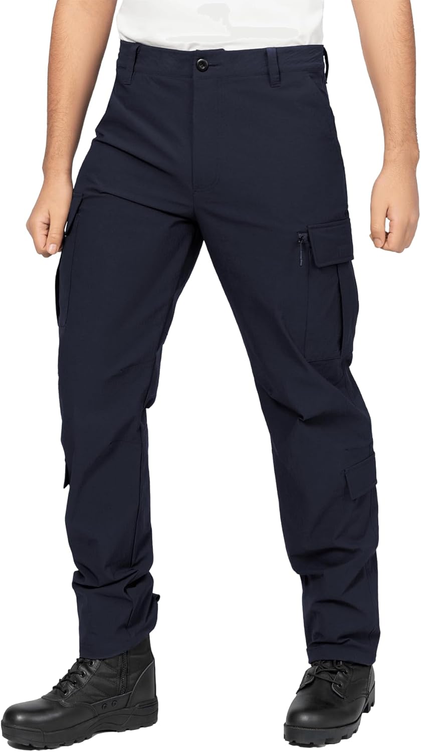 Men's Tactical Cargo Pants Waterproof Lightweight 7 Pockets