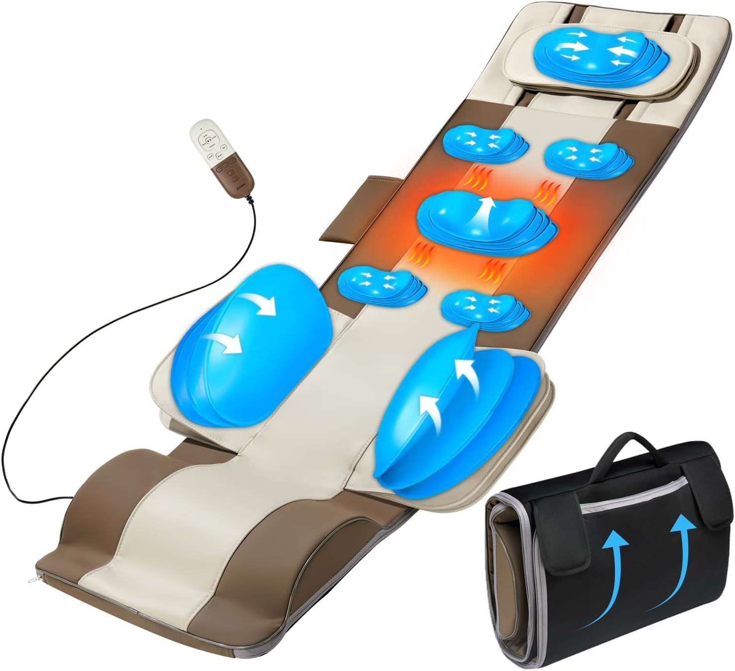 Full Body Massage Mat with Airbags Stretching & Heating Therapy