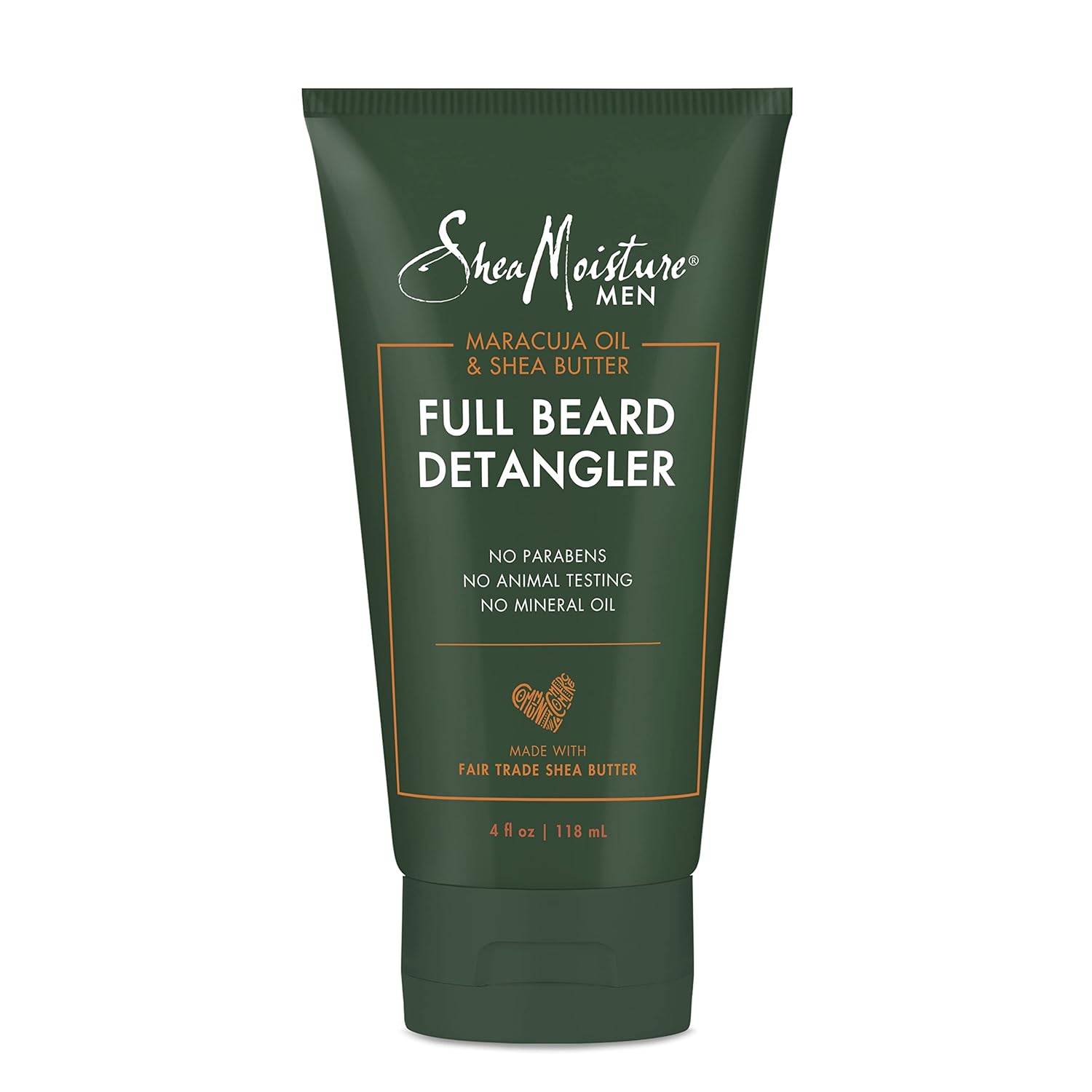SheaMoisture Beard Conditioner, Full Beard Detangler, Maracuja Oil & Shea Butter, 4 oz