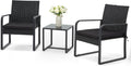 Bezseller 3 Piece Outdoor Patio Bistro Set - Secure Cushions