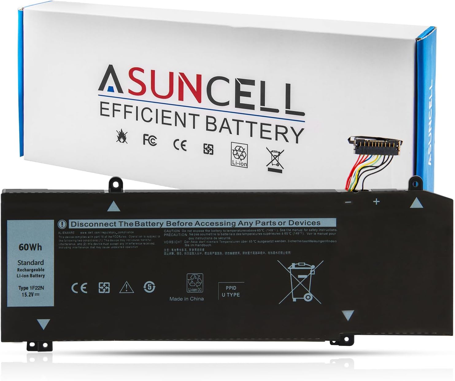 ASUNCELL 1F22N Laptop Battery for Dell Alienware Series