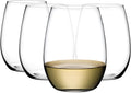 NUDE Pure Set of 4: 13.25 oz Smooth Rim Wine Glasses