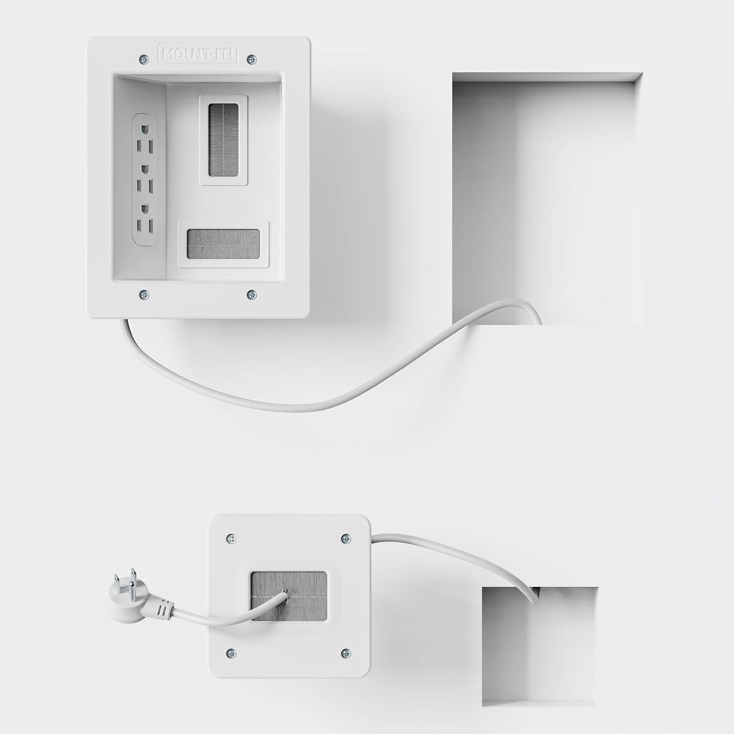 In-Wall TV Cable Concealer Kit for Organized Home Theater Setup