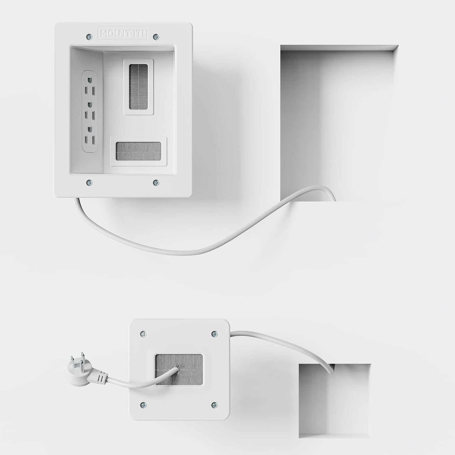 In-Wall TV Cable Concealer Kit for Organized Home Theater Setup