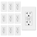 GFCI Outlet 20 Amp Self-Test TR Receptacle - Slim Profile
