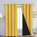 100% Blackout Curtains Energy Saving Thermal Insulated Drapes
