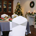 Spandex Chair Sashes 125 Pack Light Silver - Stretch Bands for Events