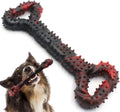 Dog Toys for Aggressive Chewers Large Bone Tug Toy - Durable TPR