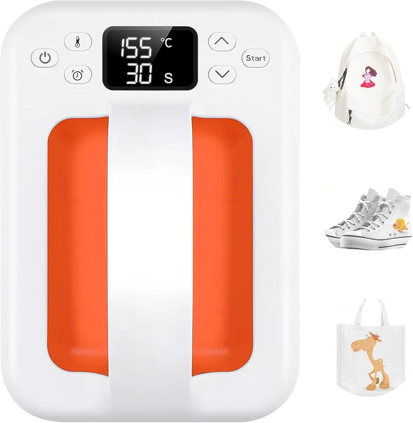 Portable Mini Heat Press Machine for T Shirts and DIY Projects