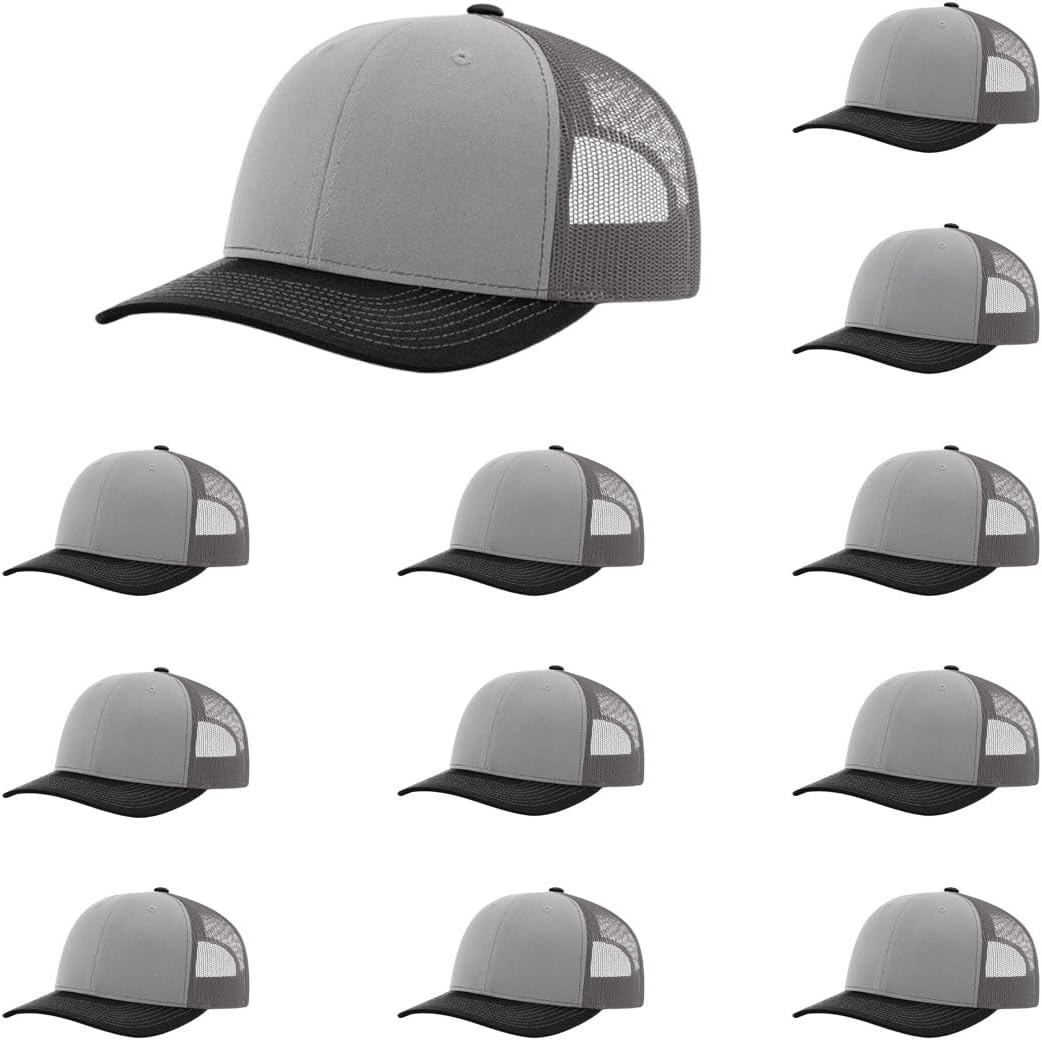 Richardson 112 Classic Six-Panel Adjustable Snapback Trucker Cap