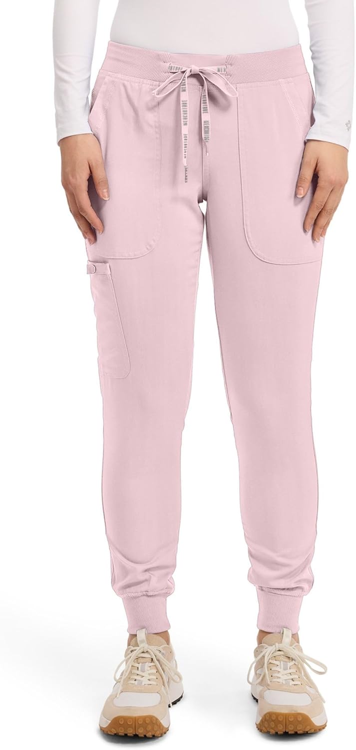 Med Couture Scrub Pants for Women - Lightweight Cargo Joggers