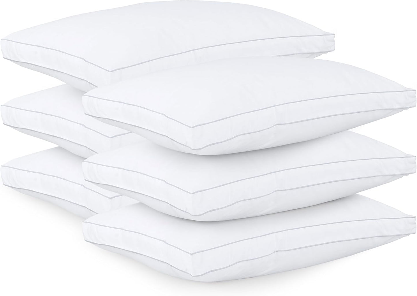 Utopia Bedding Queen Size Bed Pillows Set of 6 for Comfort
