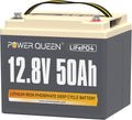 Power Queen 12.8V 50Ah LiFePO4 Battery Upgrade - Lightweight Long-Life