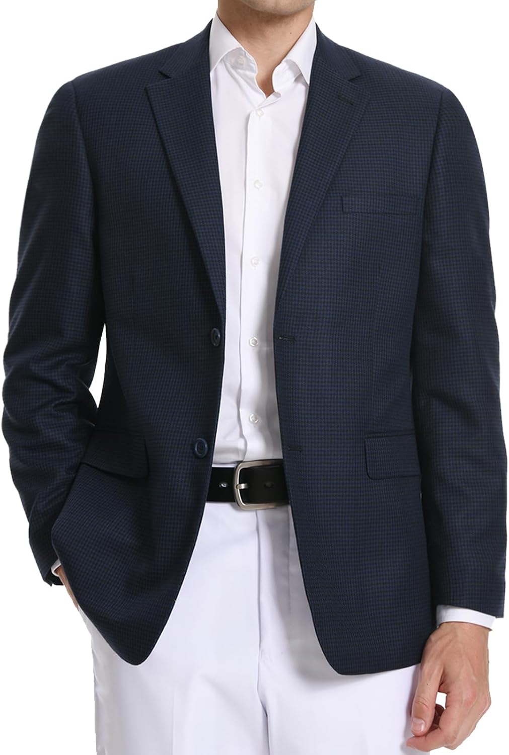 Men's Sport Coat Houndstooth Blazer for Stylish Casual Outfits